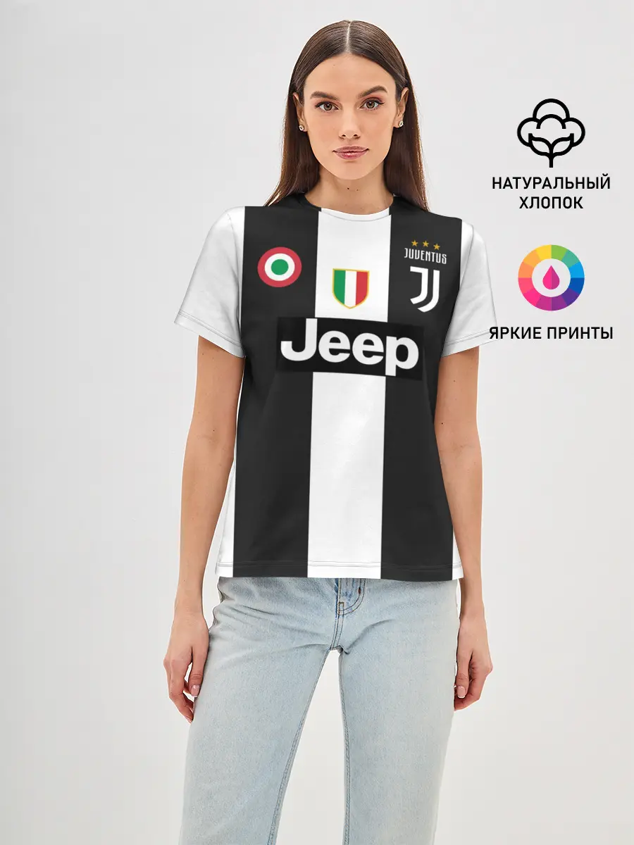 Женская базовая футболка / Дибала Ювентус 18-19