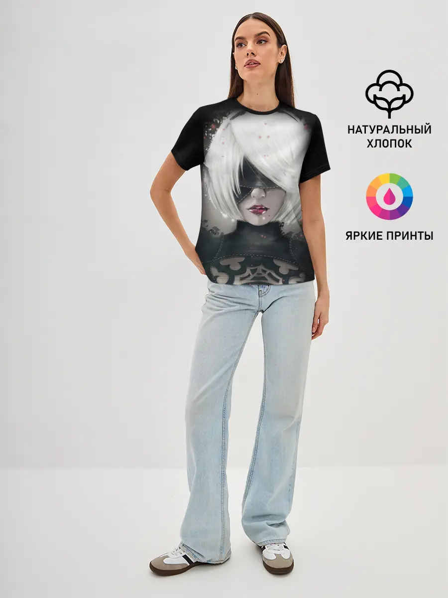 Женская базовая футболка / YoRHa | Nier