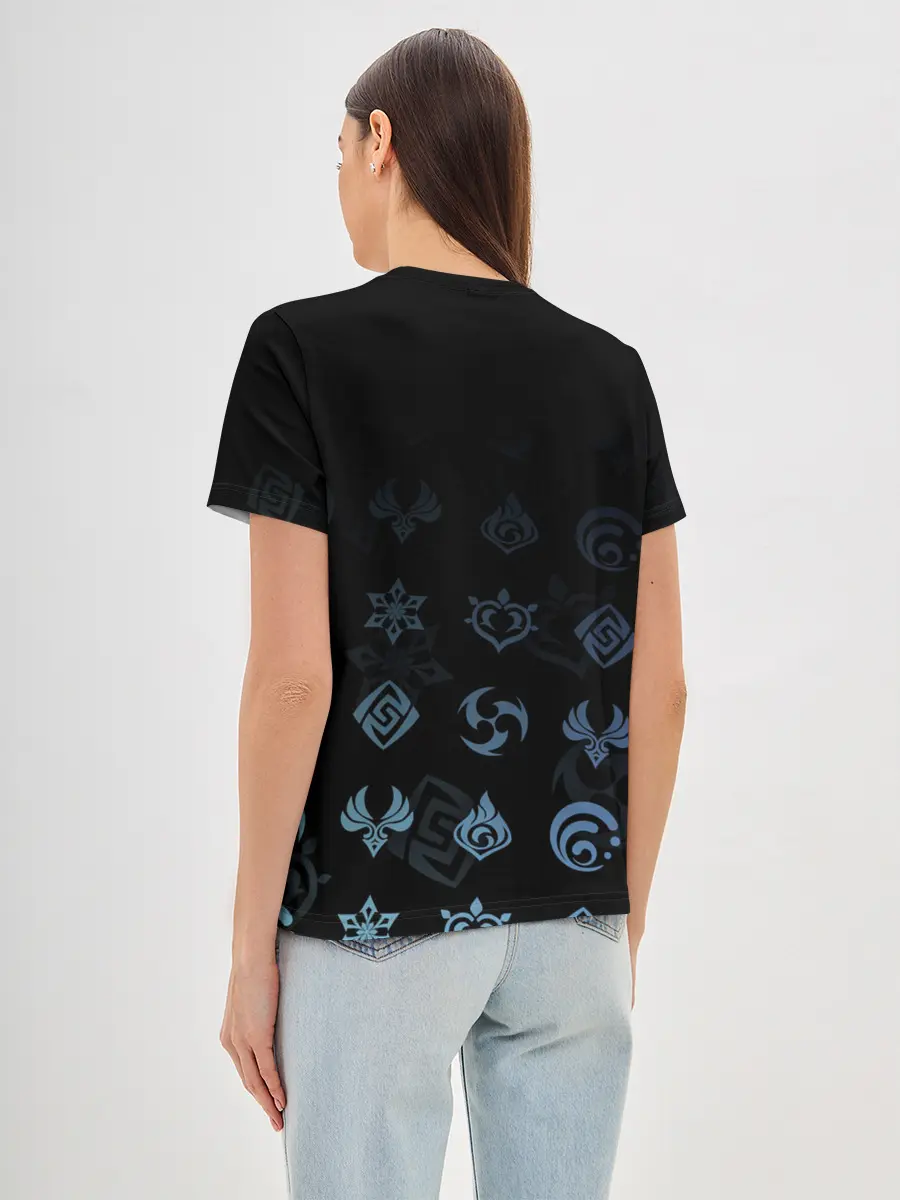 Женская базовая футболка / Эола / Genshin Impact