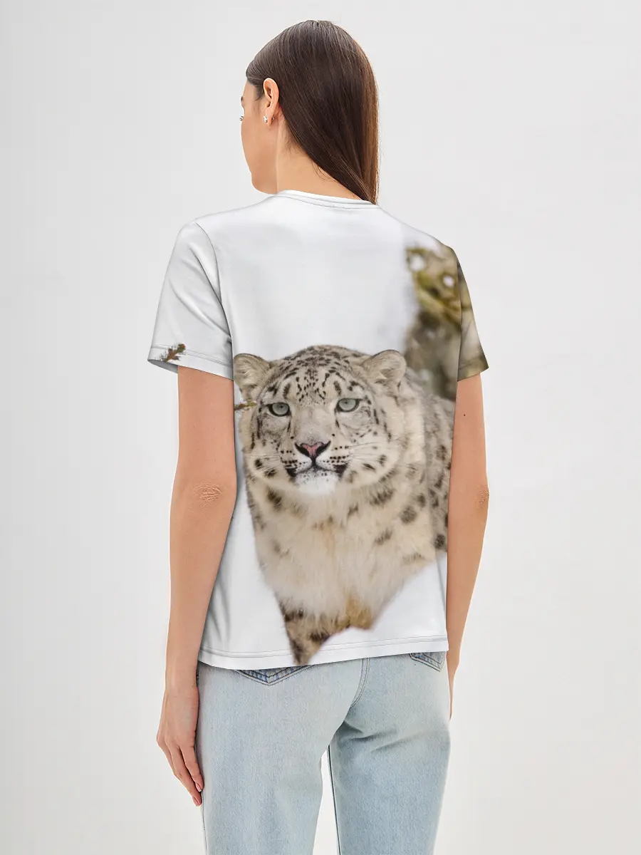 Женская базовая футболка / Ирбис