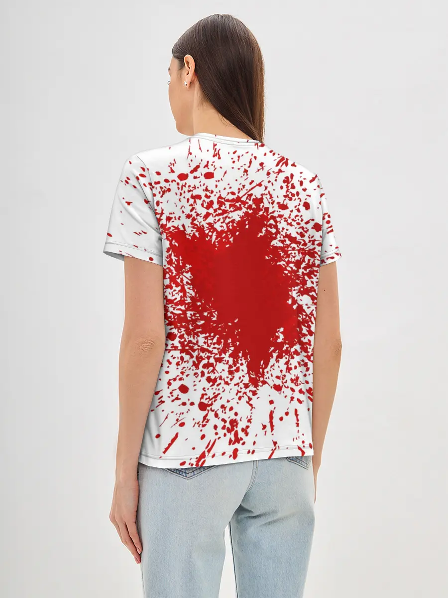 Женская базовая футболка / Goblin Slayer blood spots