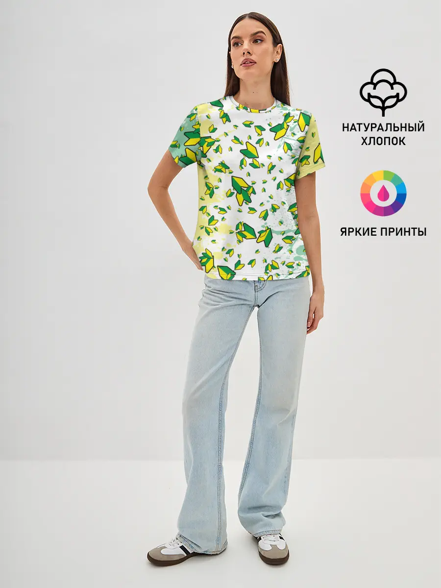 Женская базовая футболка / JDM | ПАТТЕРН | ЯПОНОВОД