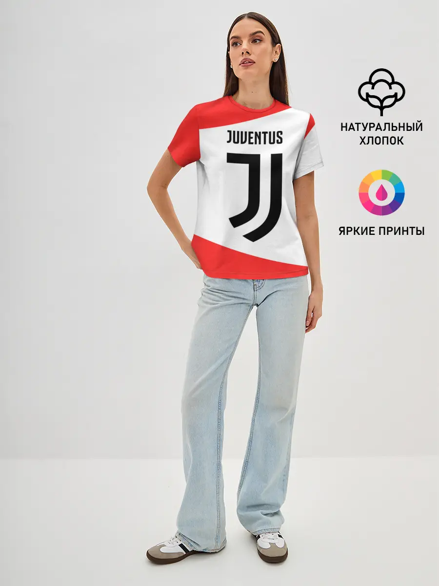 Женская базовая футболка / JUVENTUS / ЮВЕНТУС
