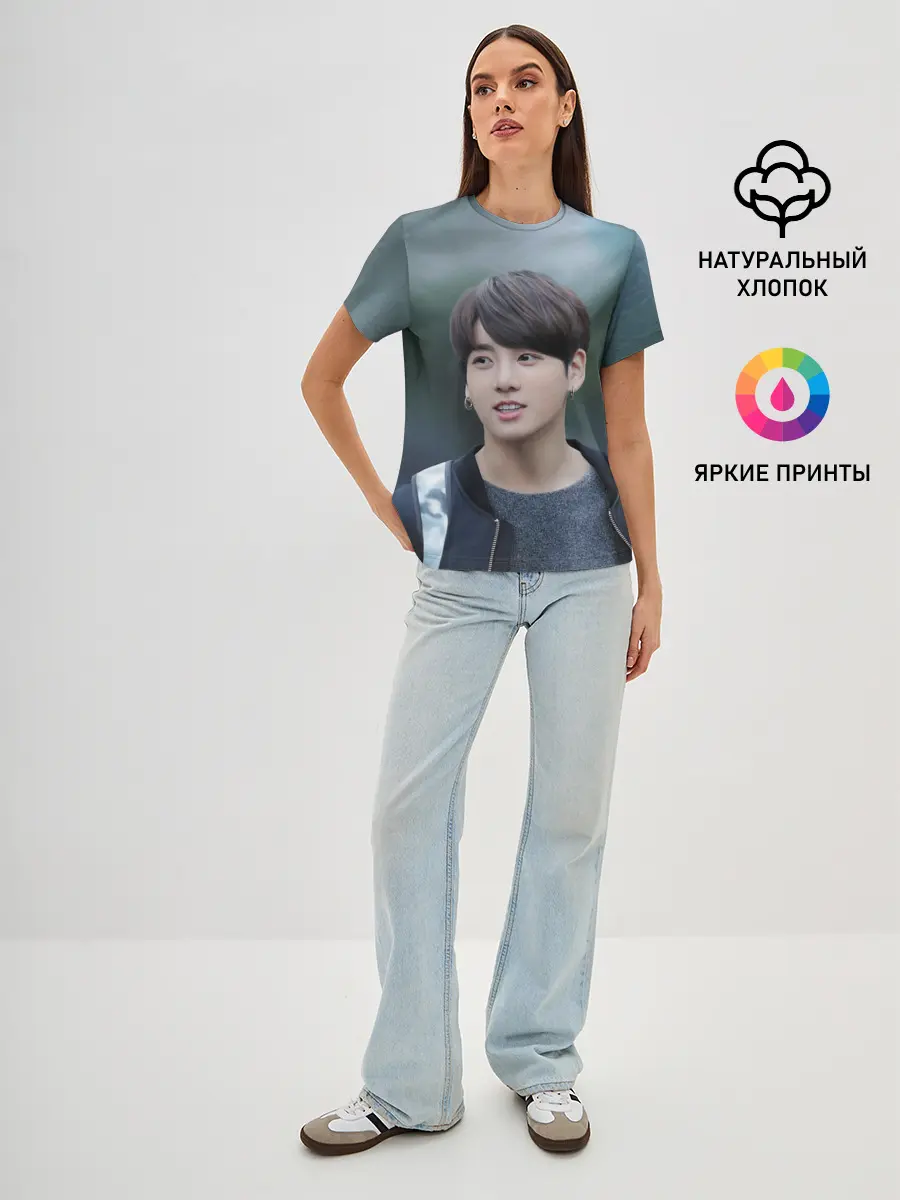 Женская базовая футболка / Корейский Поп