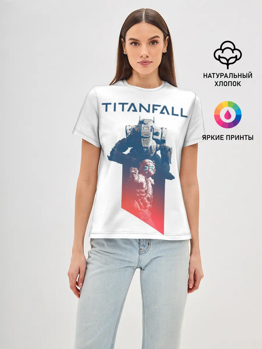 Женская базовая футболка / Titanfall