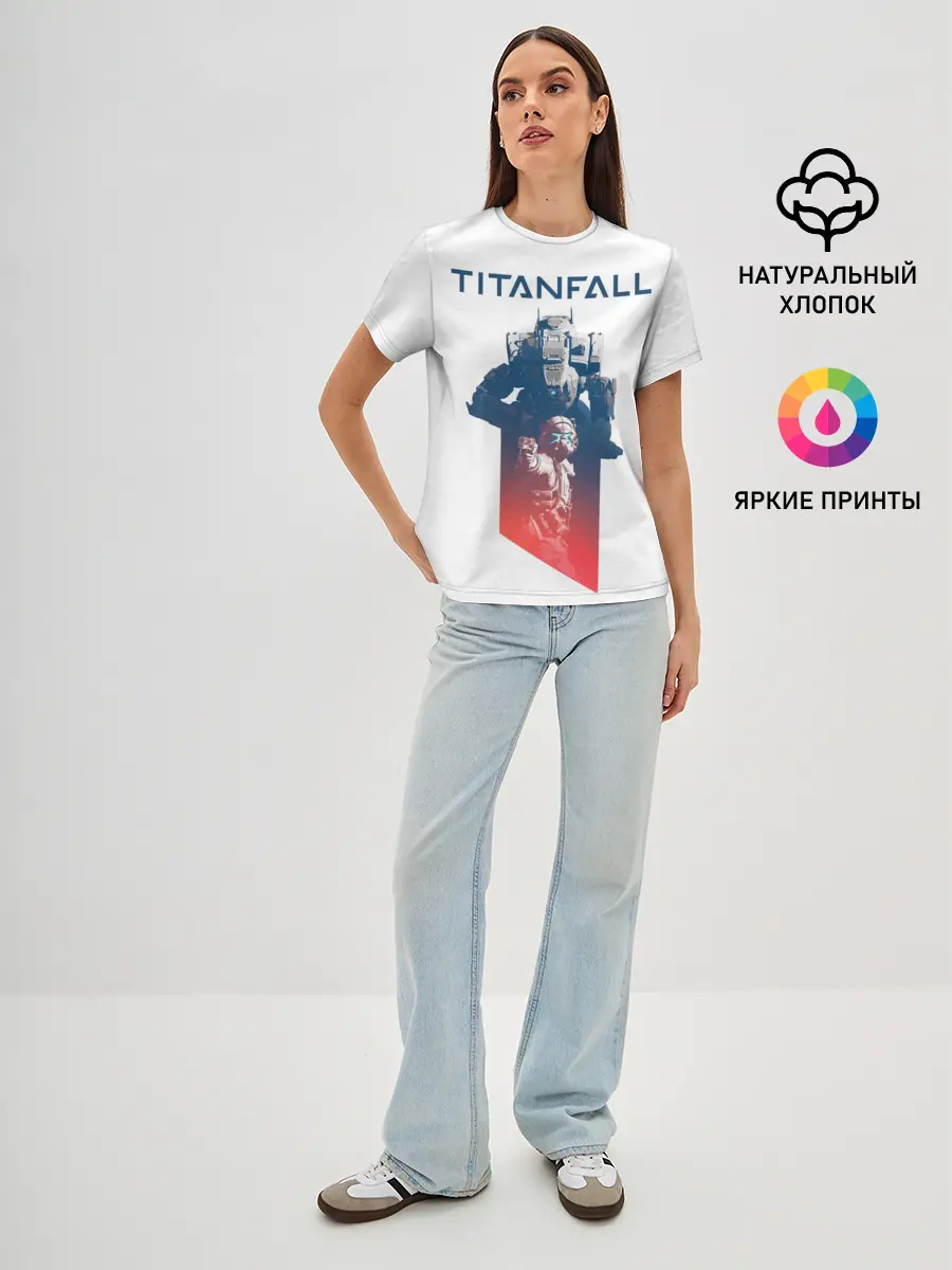 Женская базовая футболка / Titanfall