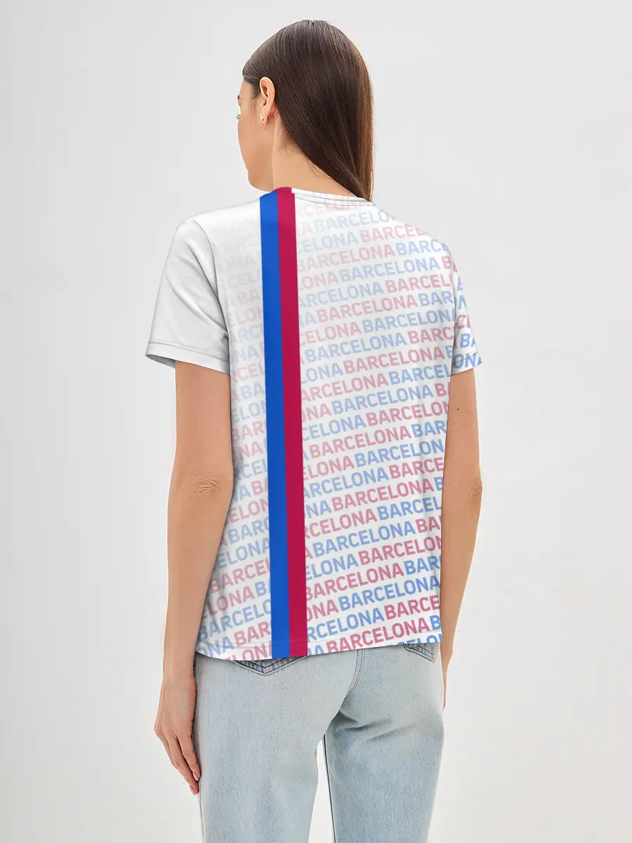 Женская базовая футболка / BARCELONA