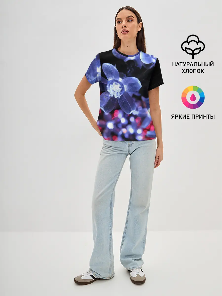 Женская базовая футболка / Неоновые цвета