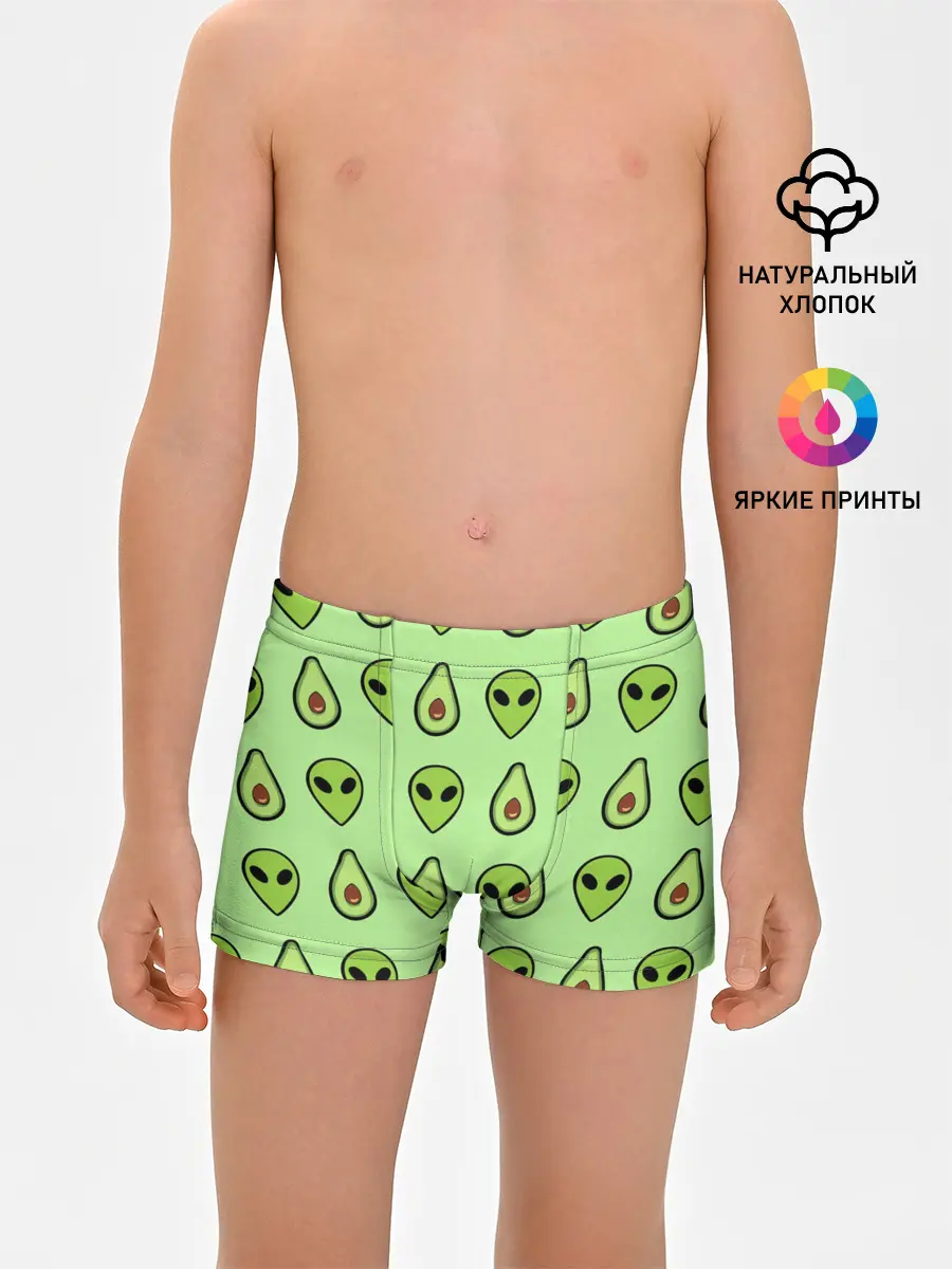 Трусы для мальчиков / Green