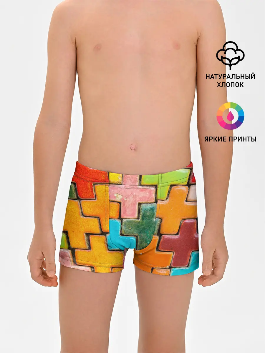 Трусы для мальчиков / Крестик