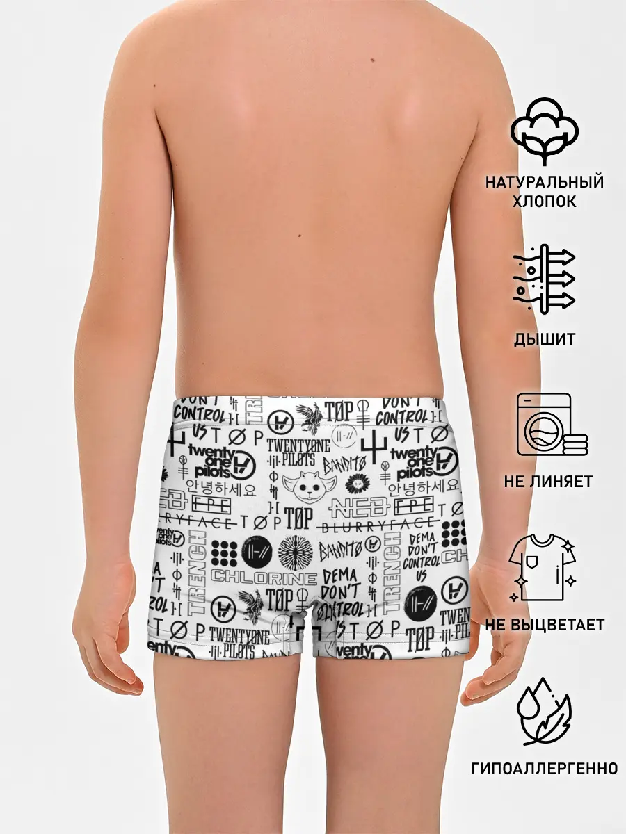 Трусы для мальчиков / TWENTY ONE PILOTS