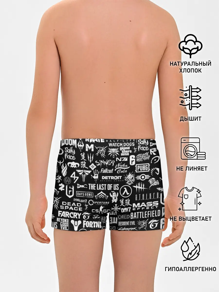 Трусы для мальчиков / ЛОГОТИПЫ ИГР
