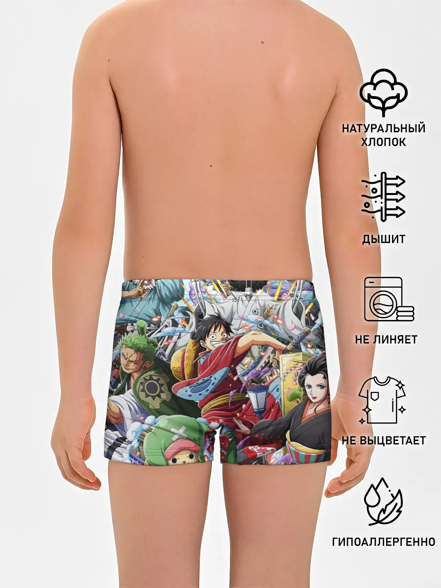Трусы для мальчиков / One Piece стикербомбинг