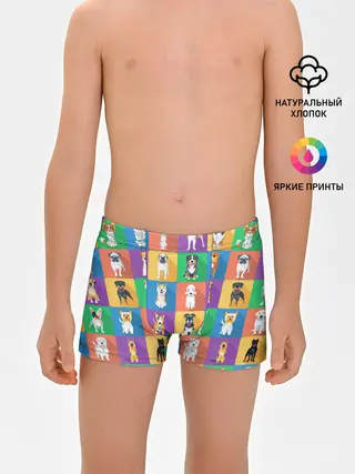 Трусы для мальчиков / Забавные собаки