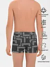 Трусы для мальчиков / 3D Бандана v.black