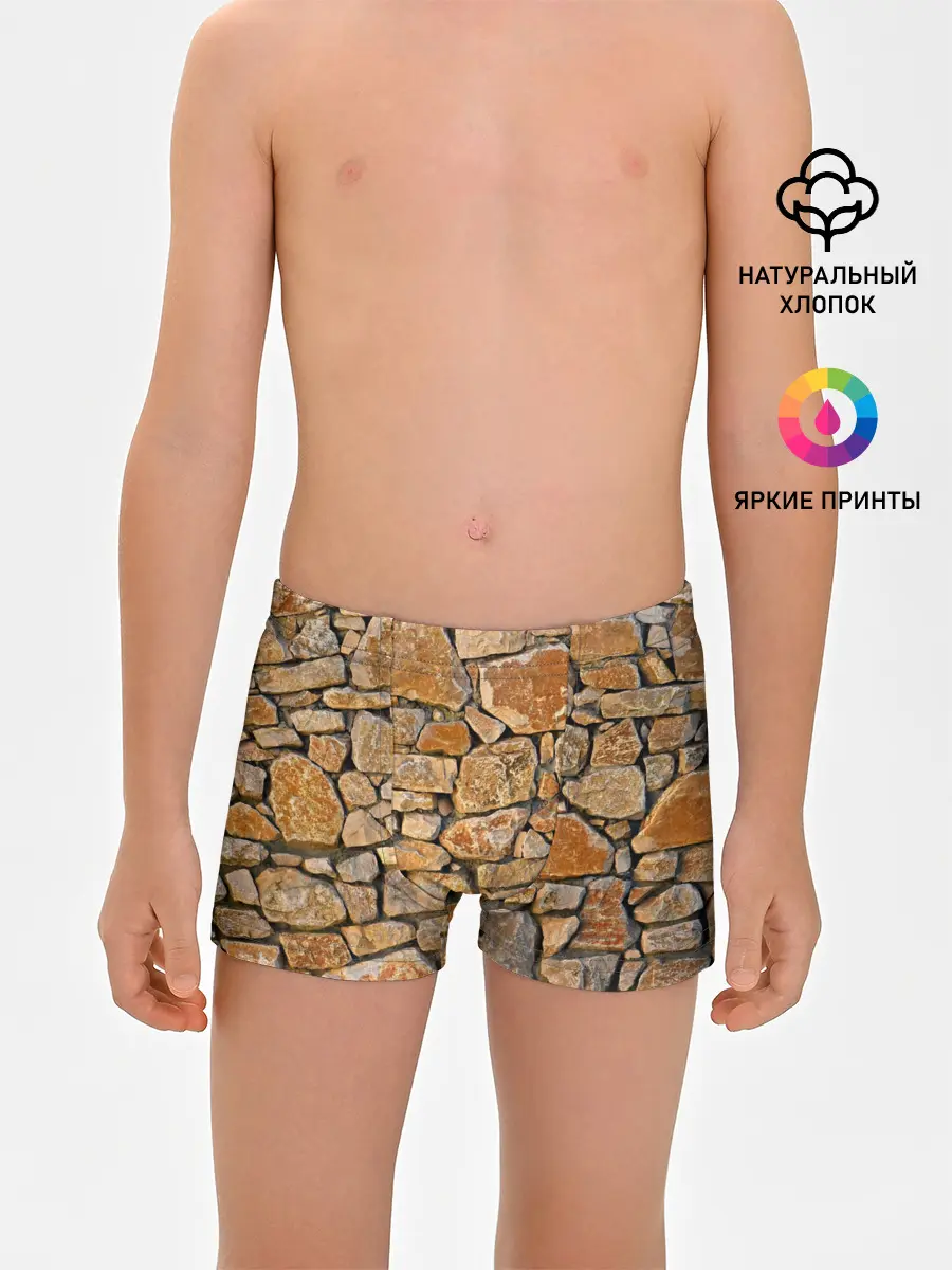 Трусы для мальчиков / Каменная стена