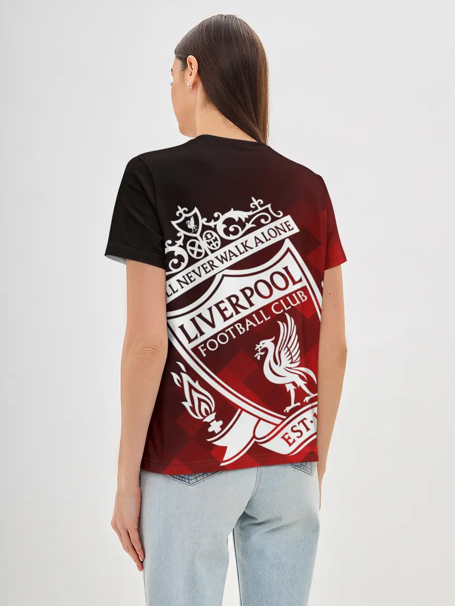 Женская базовая футболка / LIVERPOOL / ЛИВЕРПУЛЬ