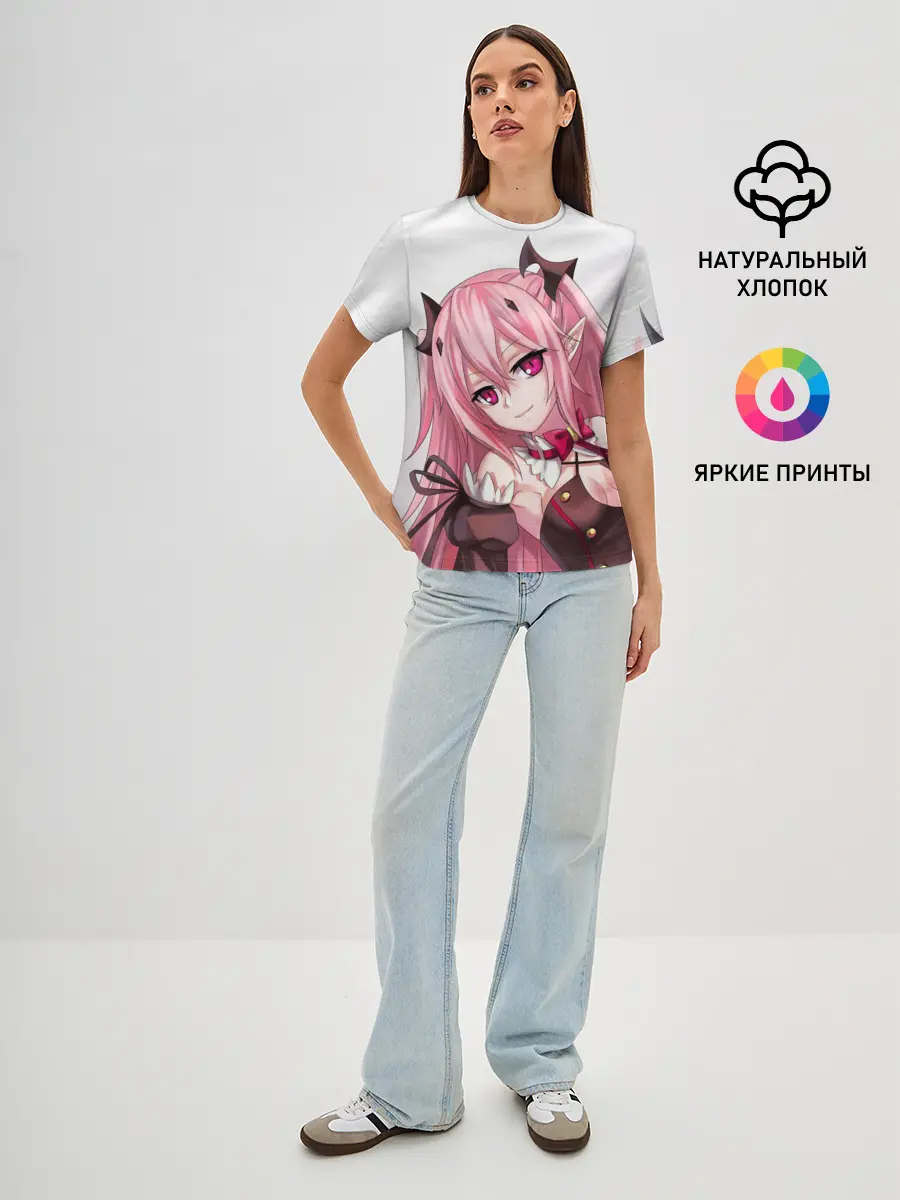 Женская базовая футболка / Крул Цепеш