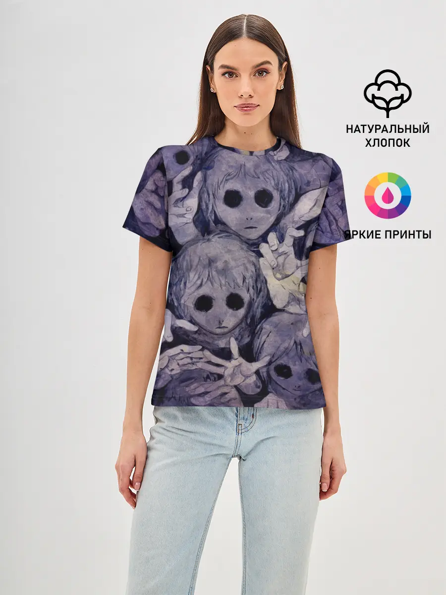 Женская базовая футболка / Бедные души