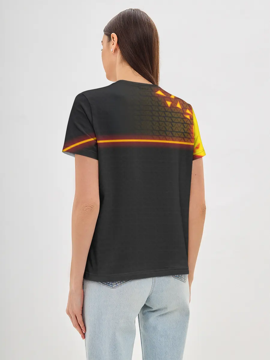 Женская базовая футболка / CYBERPUNK 2077 SAMURAI