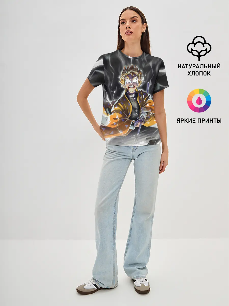 Женская базовая футболка / ЗЕНИЦУ | ZENITSU | KNY