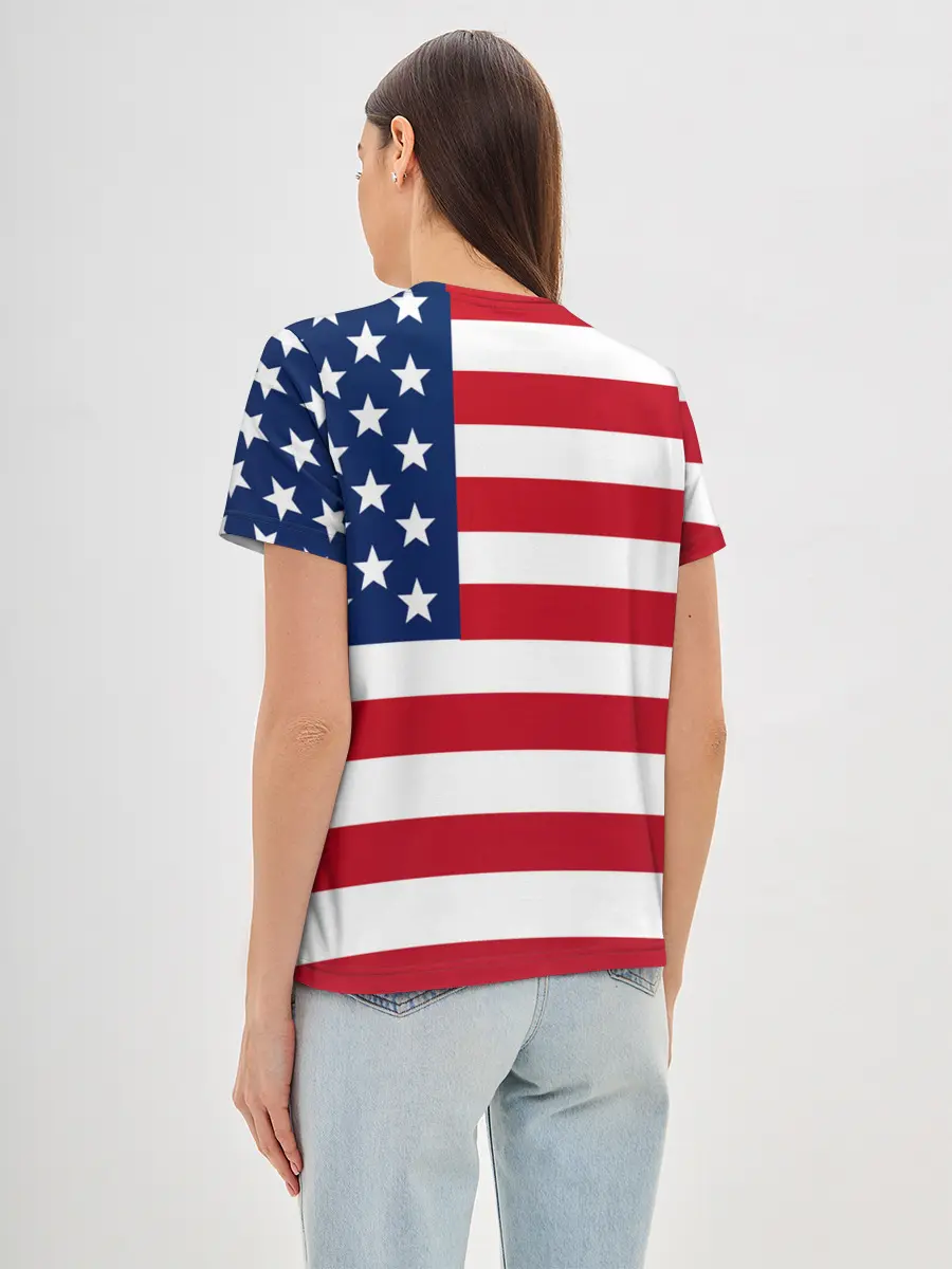 Женская базовая футболка / USA