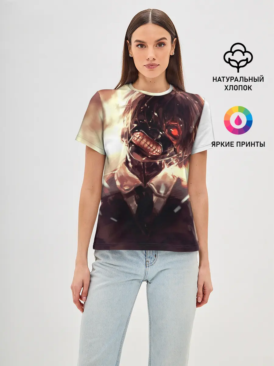 Женская базовая футболка / Tokyo Ghoul