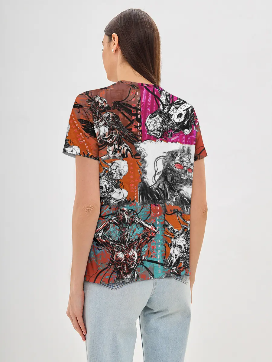 Женская базовая футболка / Cyberpunk 2077