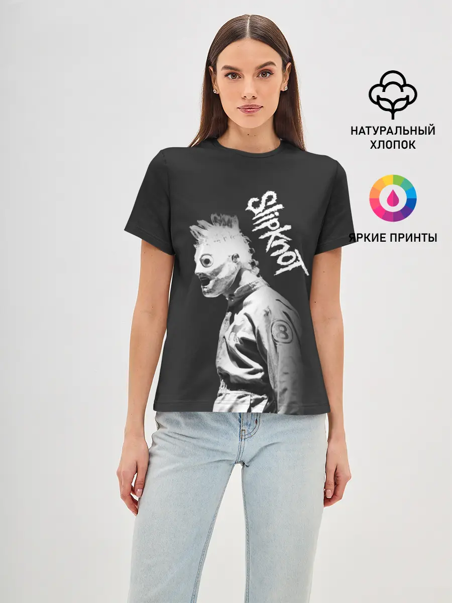 Женская базовая футболка / SLIPKNOT | СЛИПКНОТ