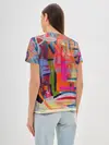Женская базовая футболка / Абстракция из полос
