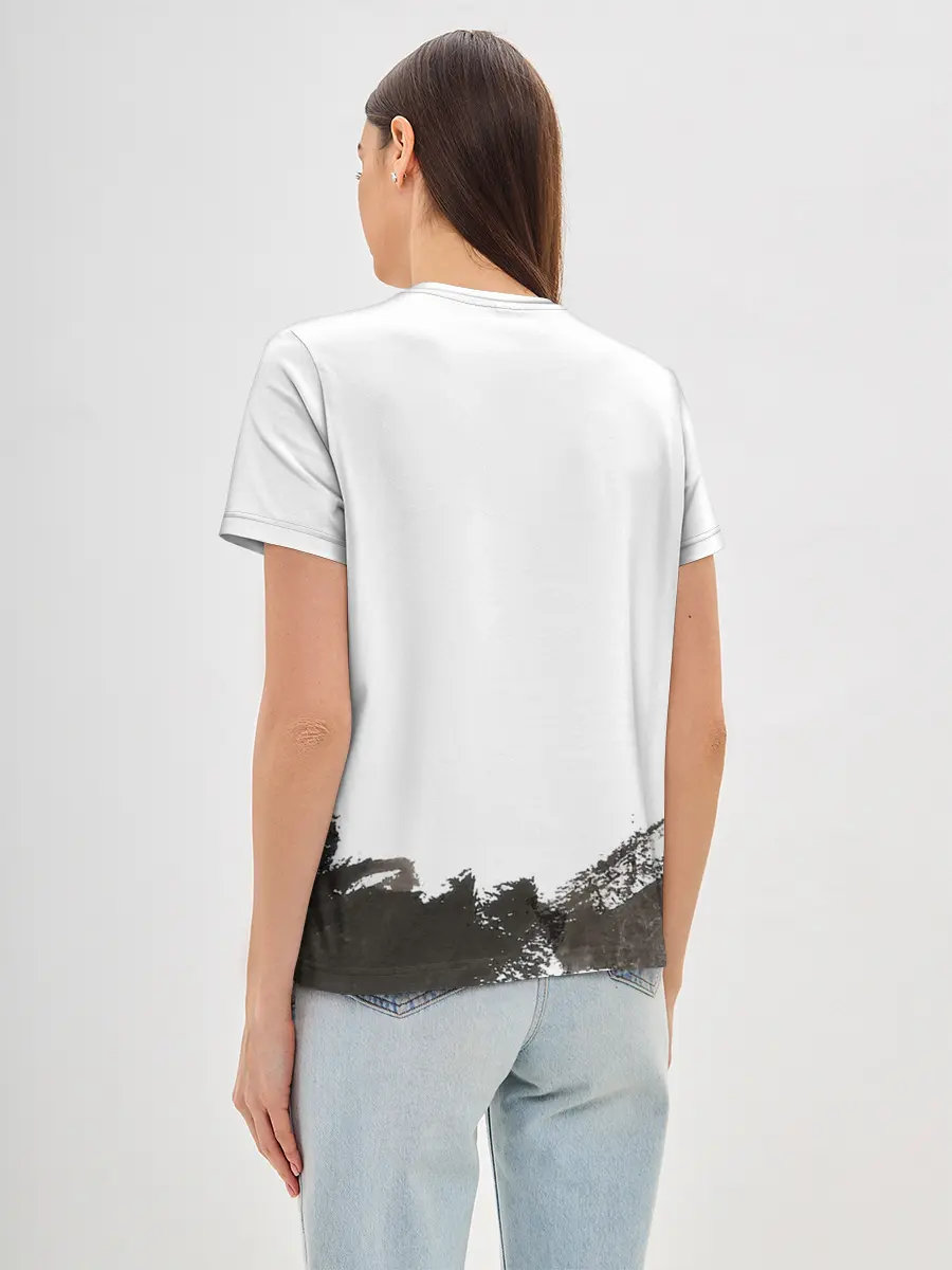 Женская базовая футболка / папей гавна