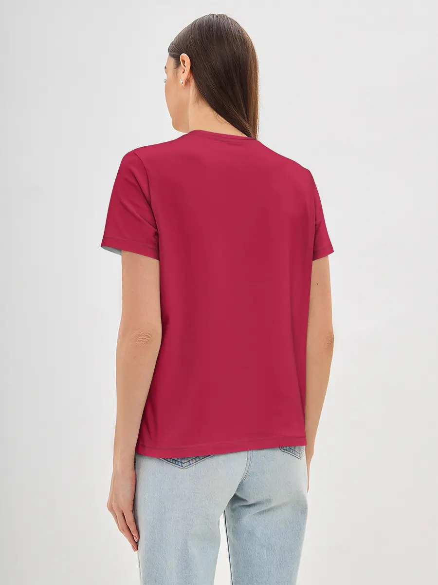 Женская базовая футболка / Ангельский демон