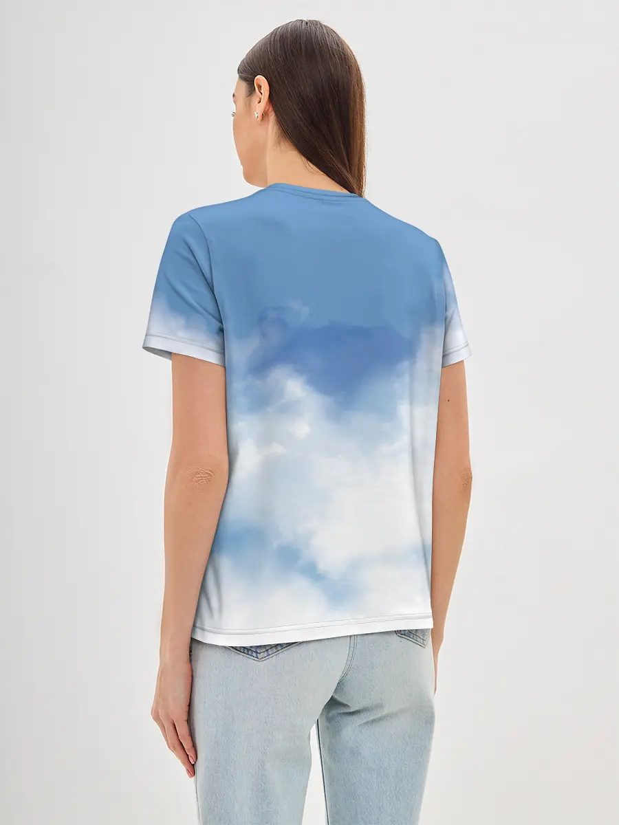 Женская базовая футболка / Воздух