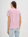Женская базовая футболка / Lil Peep pink pattern