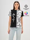 Женская базовая футболка / ПАТТЕРН РУНЫ | RUNES