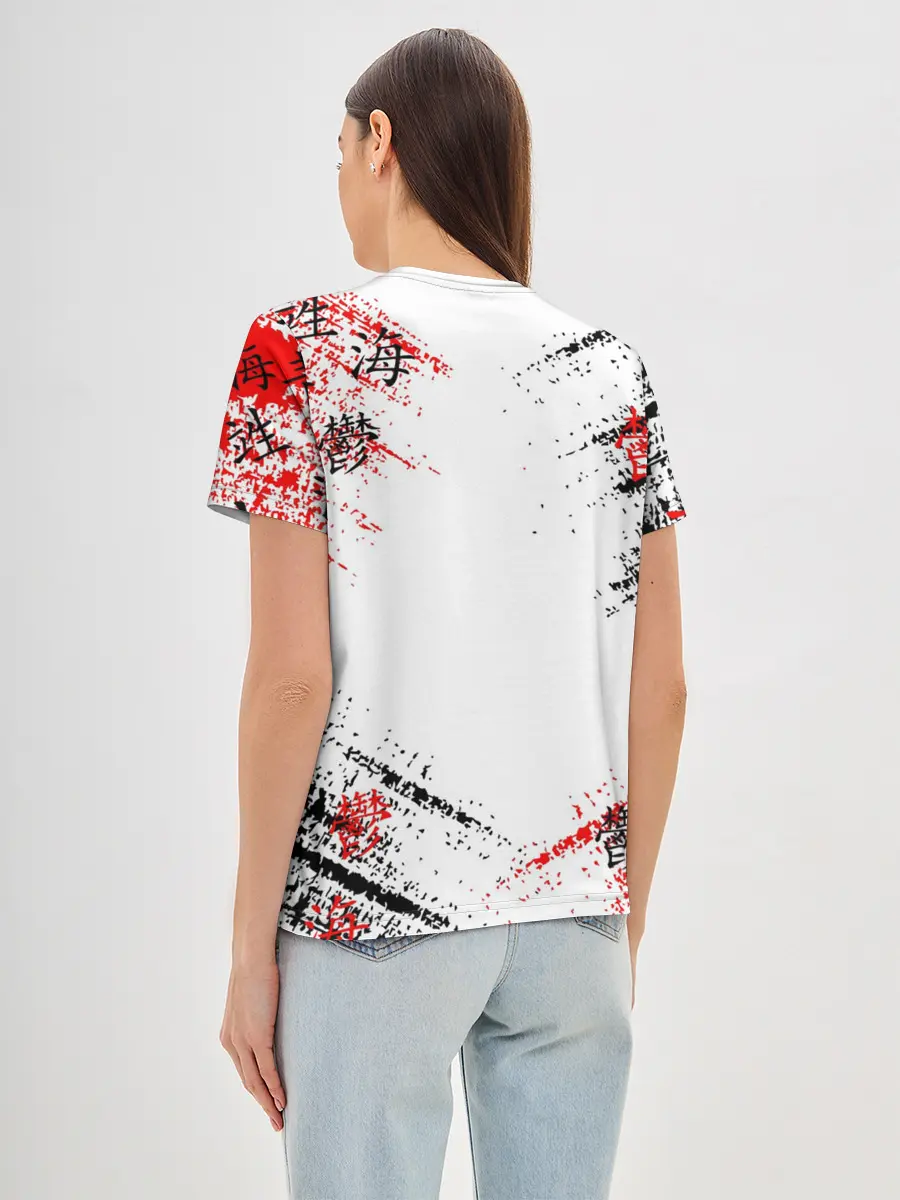 Женская базовая футболка / Силует Токийского Гуля