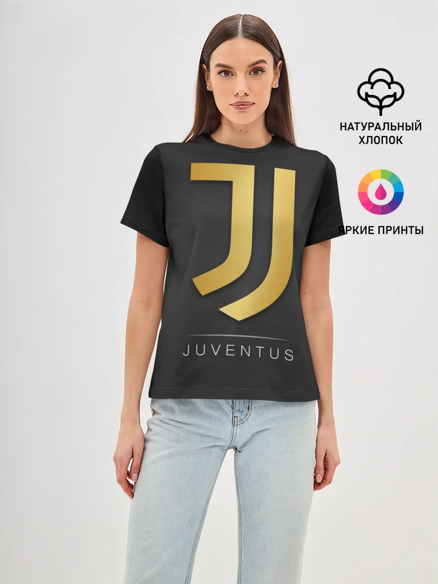 Женская базовая футболка / Juventus Gold Edition