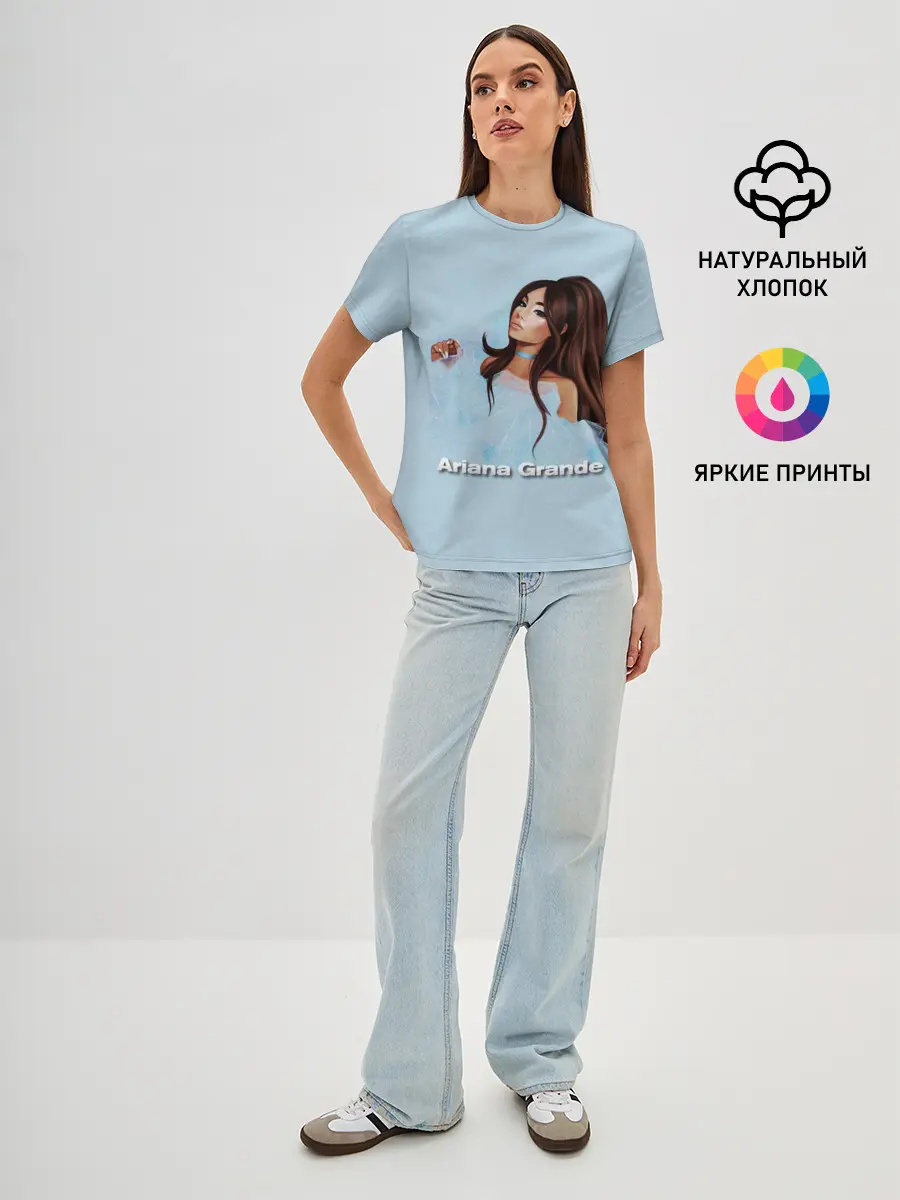 Женская базовая футболка / Ariana Grande