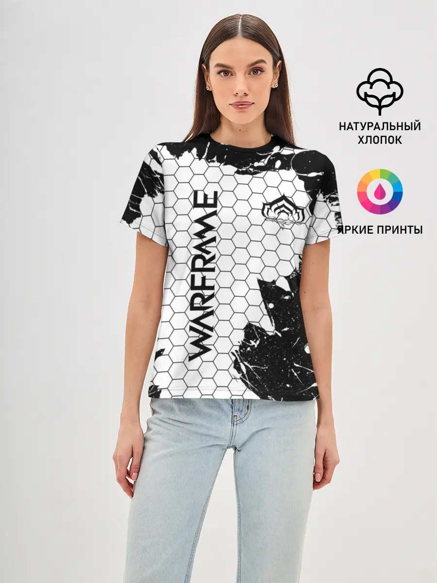 Женская базовая футболка / WARFRAME