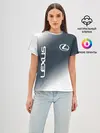 Женская базовая футболка / LEXUS / ЛЕКСУС