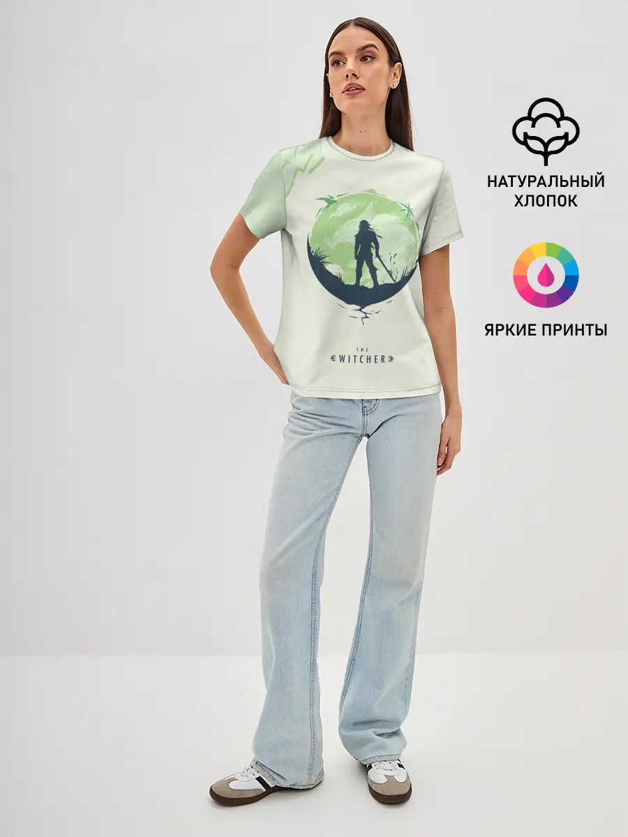 Женская базовая футболка / Школа волка