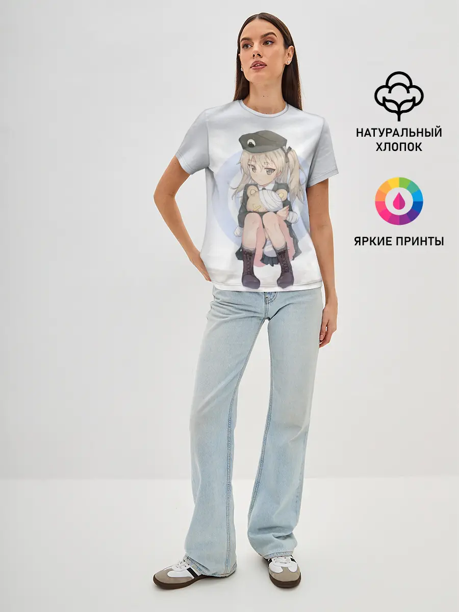 Женская базовая футболка / Girls und Panzer