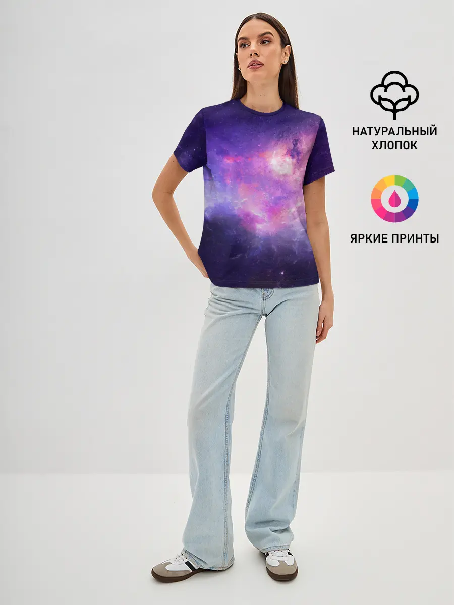 Женская базовая футболка / Cosmos