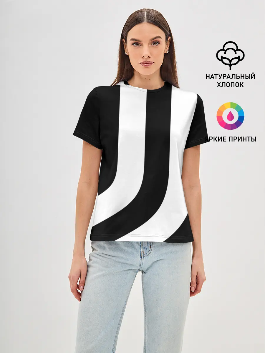 Женская базовая футболка / Juventus | J
