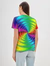 Женская базовая футболка / Цветной гипноз