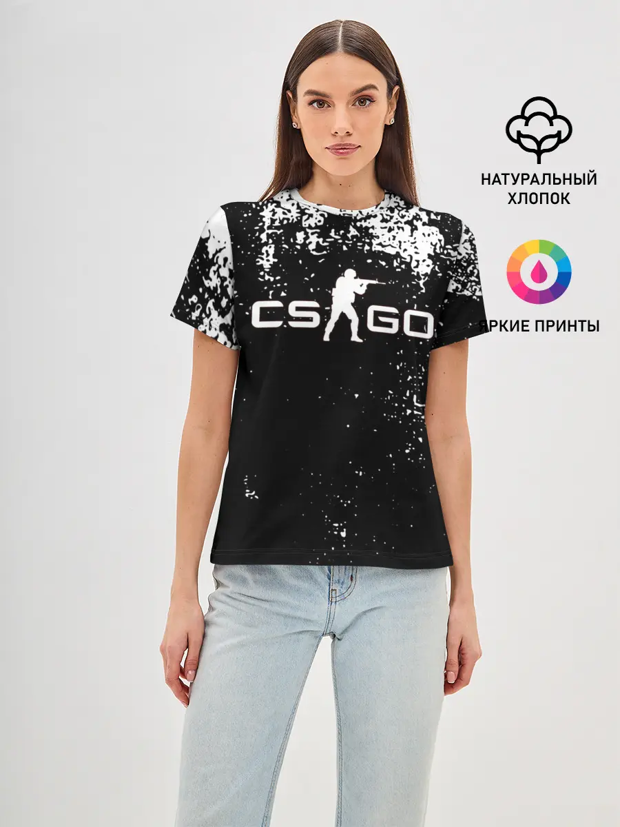 Женская базовая футболка / COUNTER STRIKE