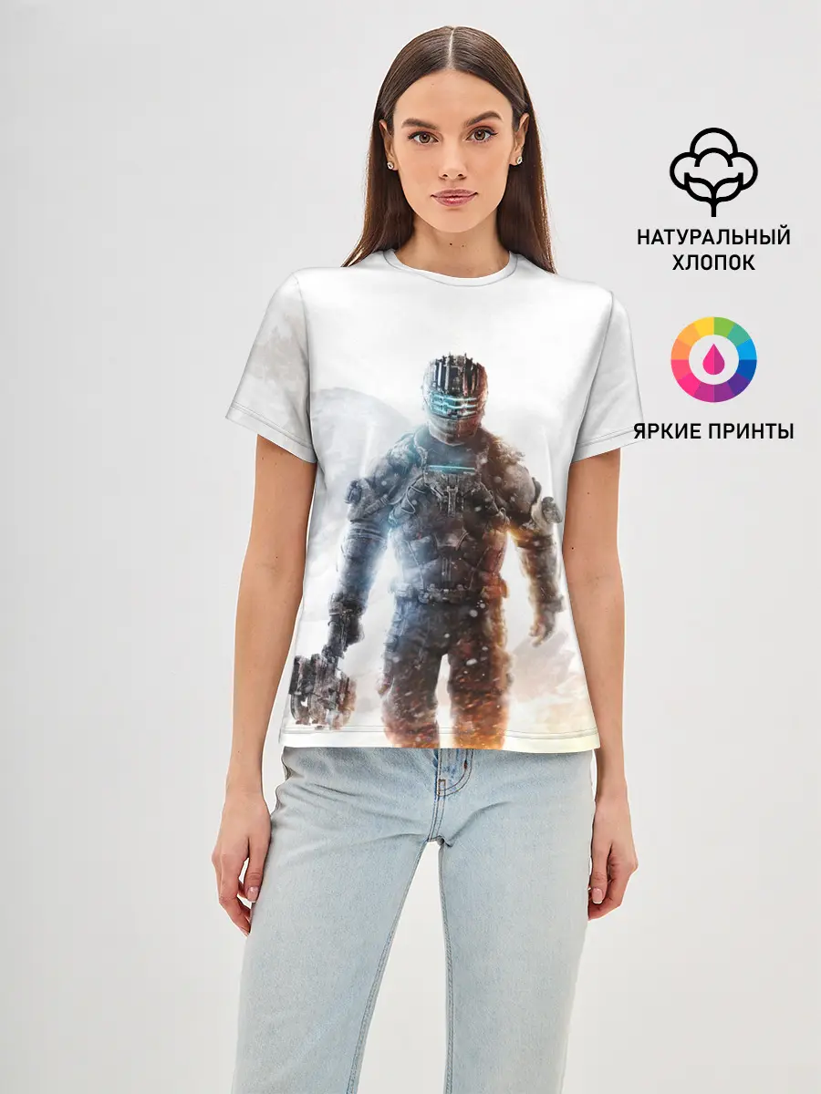 Женская базовая футболка / Айзек Кларк Dead Space
