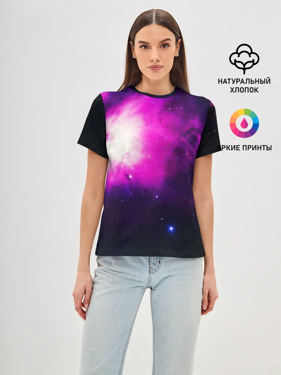 Женская базовая футболка / Space