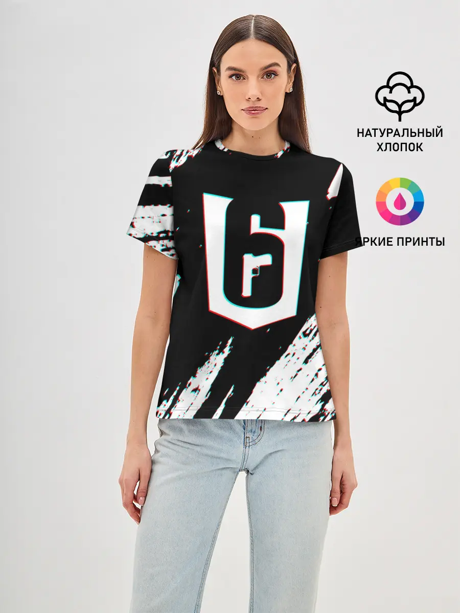 Женская базовая футболка / RAINBOW SIX SIEGE.