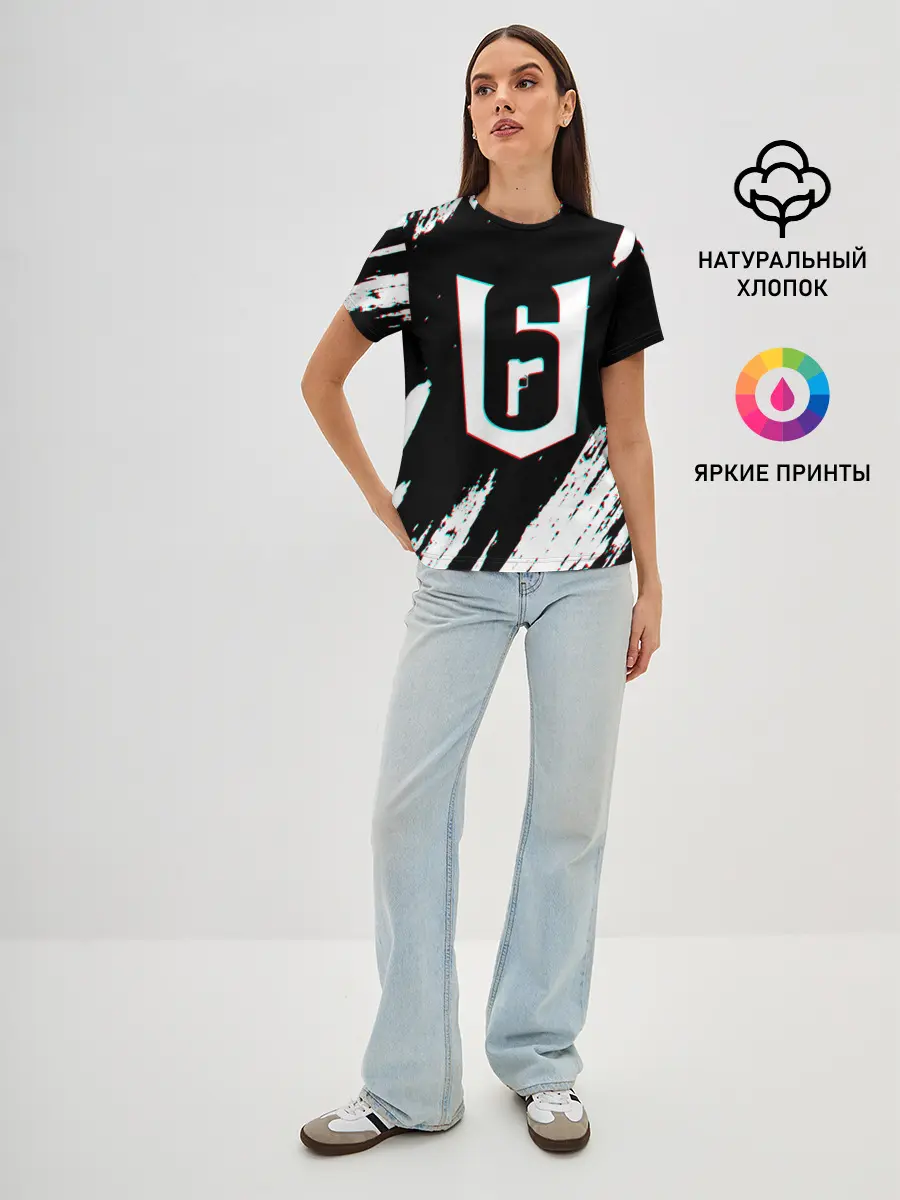 Женская базовая футболка / RAINBOW SIX SIEGE.